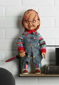 Mezco Toyz 15" Chucky Scarred Talking Good Guy Doll -Scary Costumes store 15 chucky scarred talking good guy doll 2