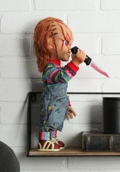 Mezco Toyz 15" Chucky Scarred Talking Good Guy Doll -Scary Costumes store 15 chucky scarred talking good guy doll 3