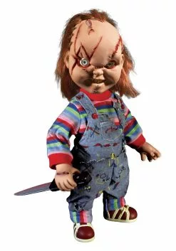Mezco Toyz 15" Chucky Scarred Talking Good Guy Doll -Scary Costumes store 15 chucky scarred talking good guy doll 4