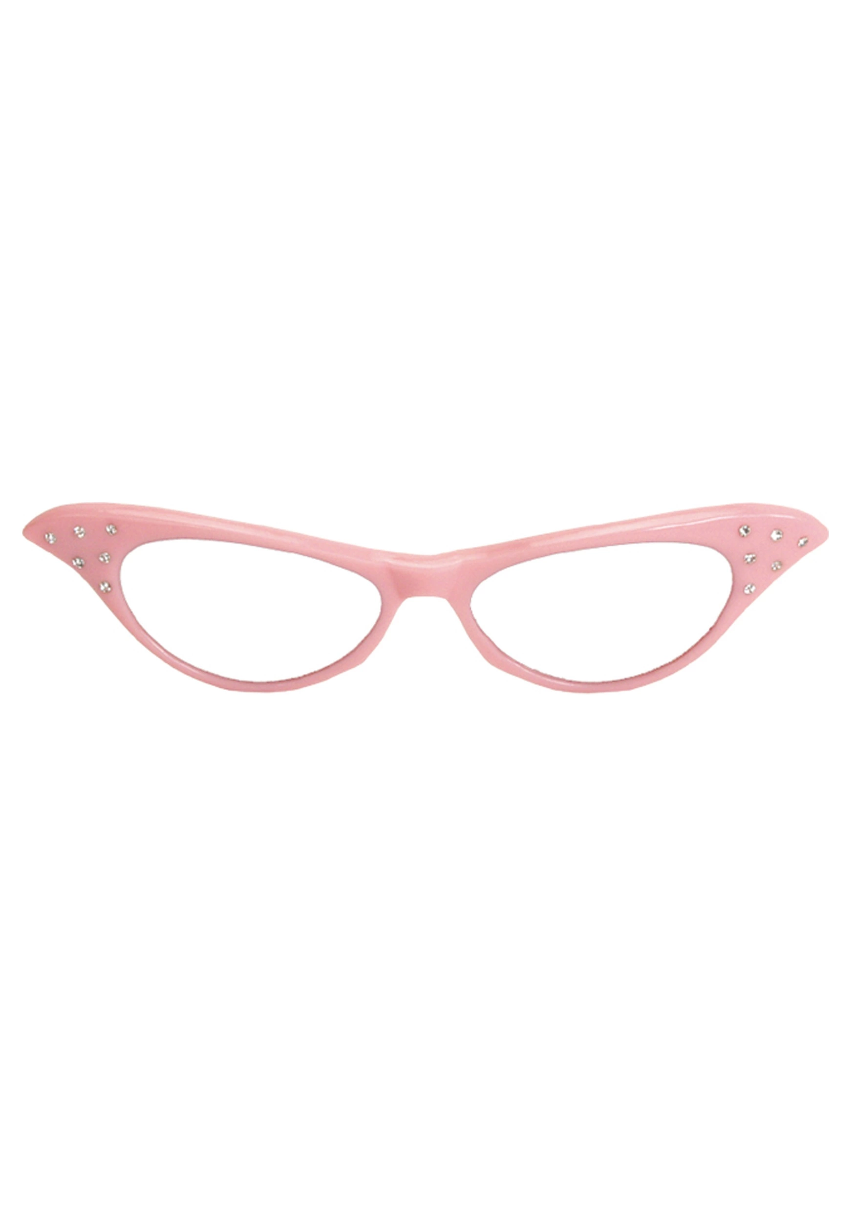 Elope 50s Pink Frame Glasses 1 Elope 50s Pink Frame Glasses