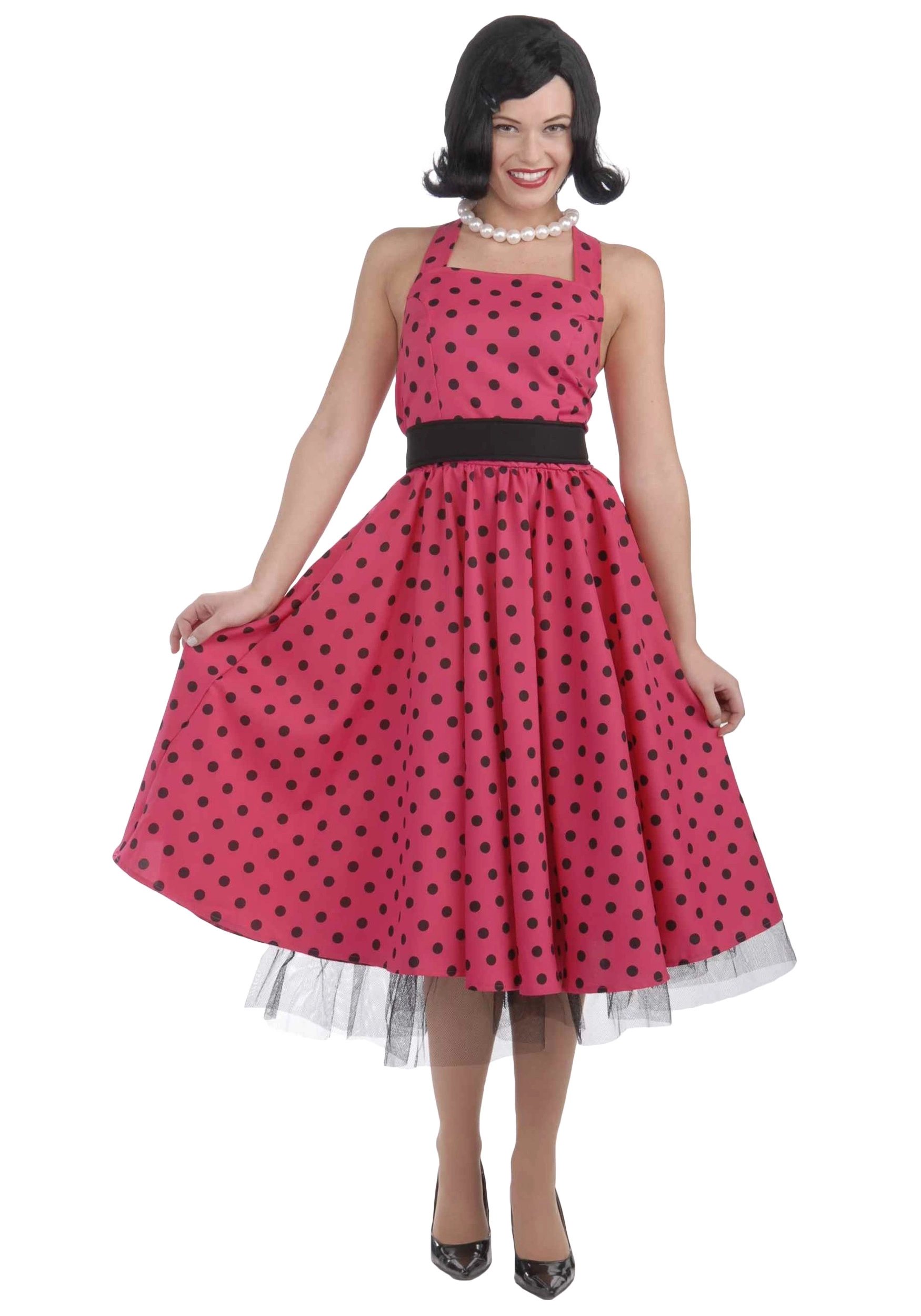 Forum Novelties, Inc 50s Polka Dot Dress Costume 1 Forum Novelties, Inc 50s Polka Dot Dress Costume