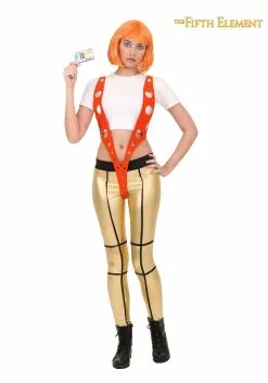 Fun Costumes 5th Element Leeloo Orange Harness Costume