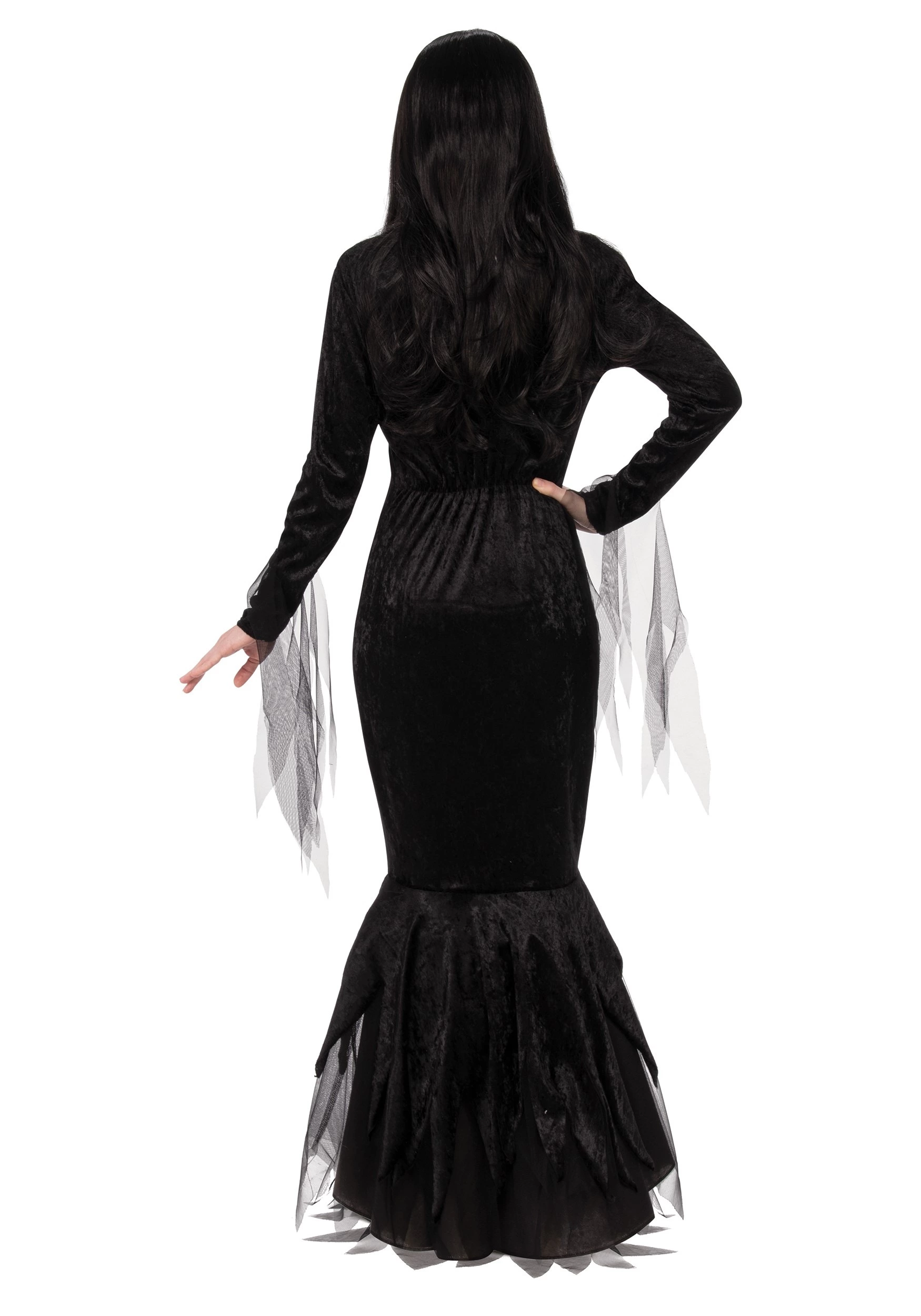 Rubies Costume Co. Inc Addams Family Morticia Costume For Women 2 Rubies Costume Co. Inc Addams Family Morticia Costume For Women - Image 2
