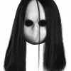 Disguise Adult Blank Black Eyes Doll Mask