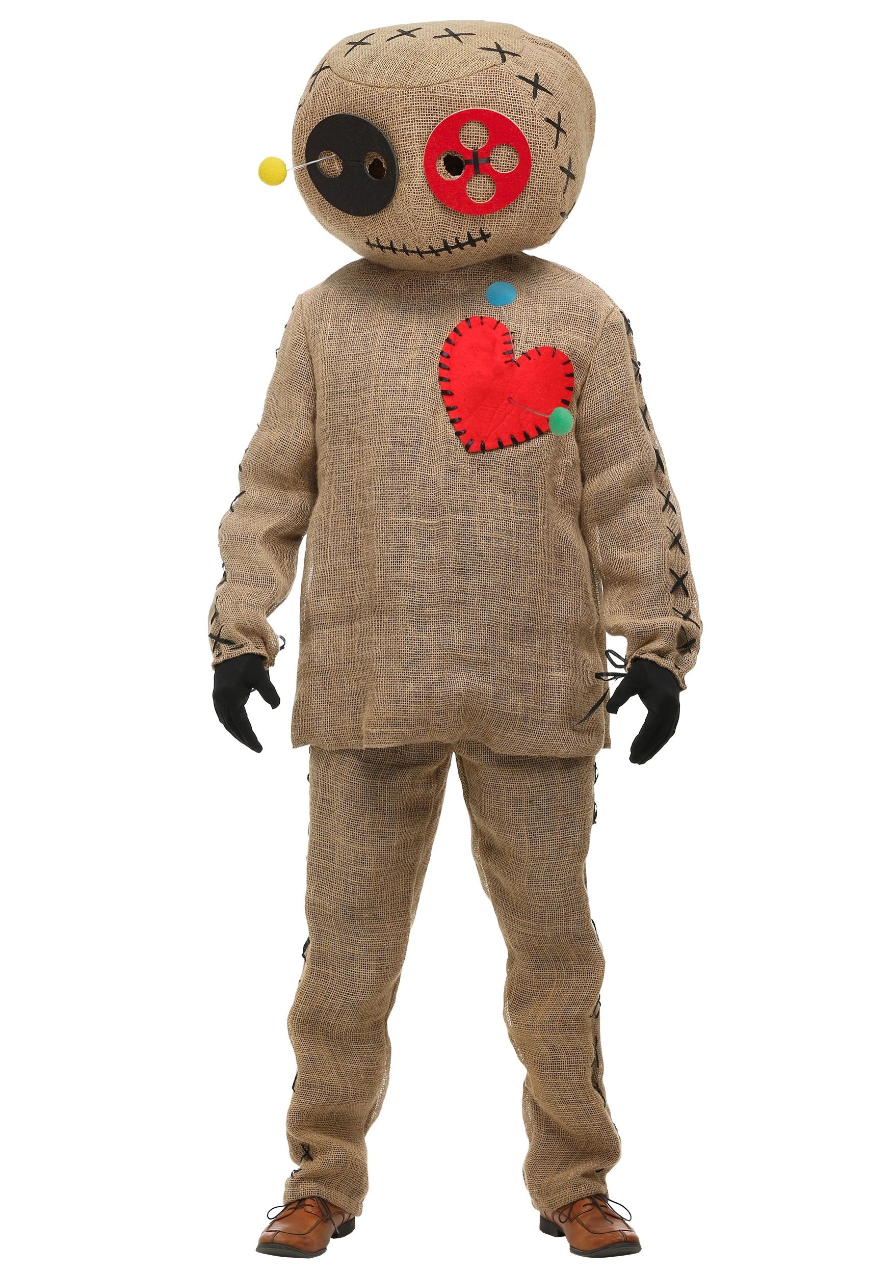 Fun Costumes Burlap Voodoo Doll Unisex Costume 1 Fun Costumes Burlap Voodoo Doll Unisex Costume
