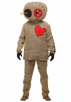 Fun Costumes Adult Burlap Voodoo Doll Plus Size Costume