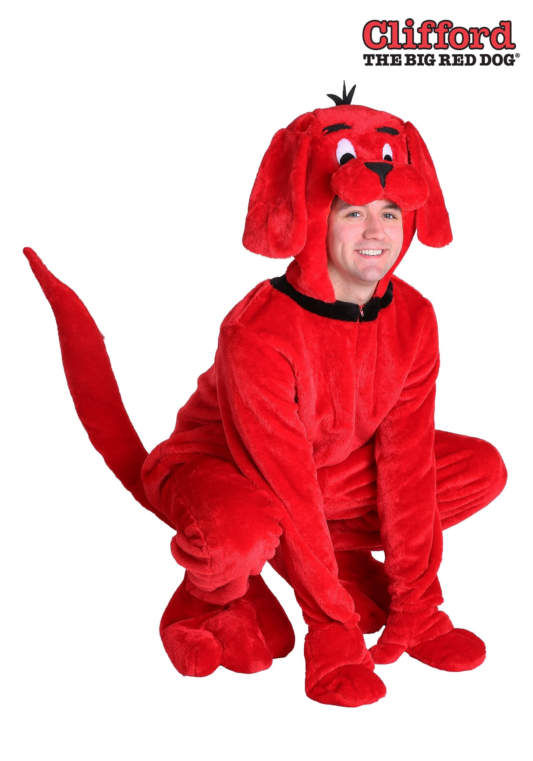 Fun Costumes Clifford The Big Red Dog Adult Costume 3 Fun Costumes Clifford The Big Red Dog Adult Costume - Image 3