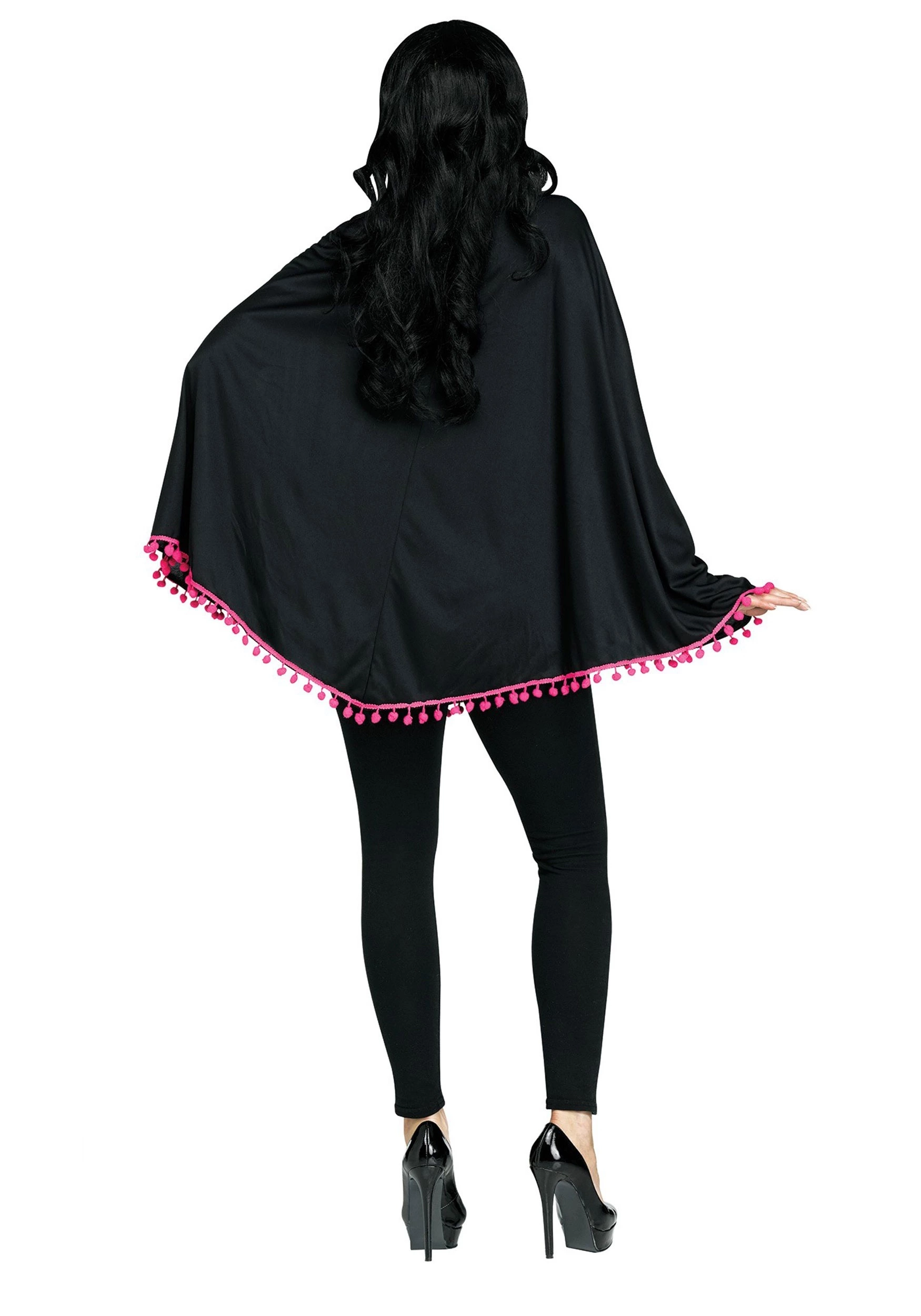 Fun World Color Bones Adult Poncho Costume 2 Fun World Color Bones Adult Poncho Costume - Image 2