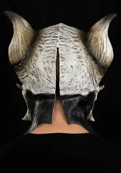 Oktober Studios Deathkeeper White Mask For Adults -Scary Costumes store adult deathkeeper white mask alt 2