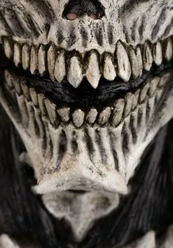 Oktober Studios Deathkeeper White Mask For Adults -Scary Costumes store adult deathkeeper white mask alt 5