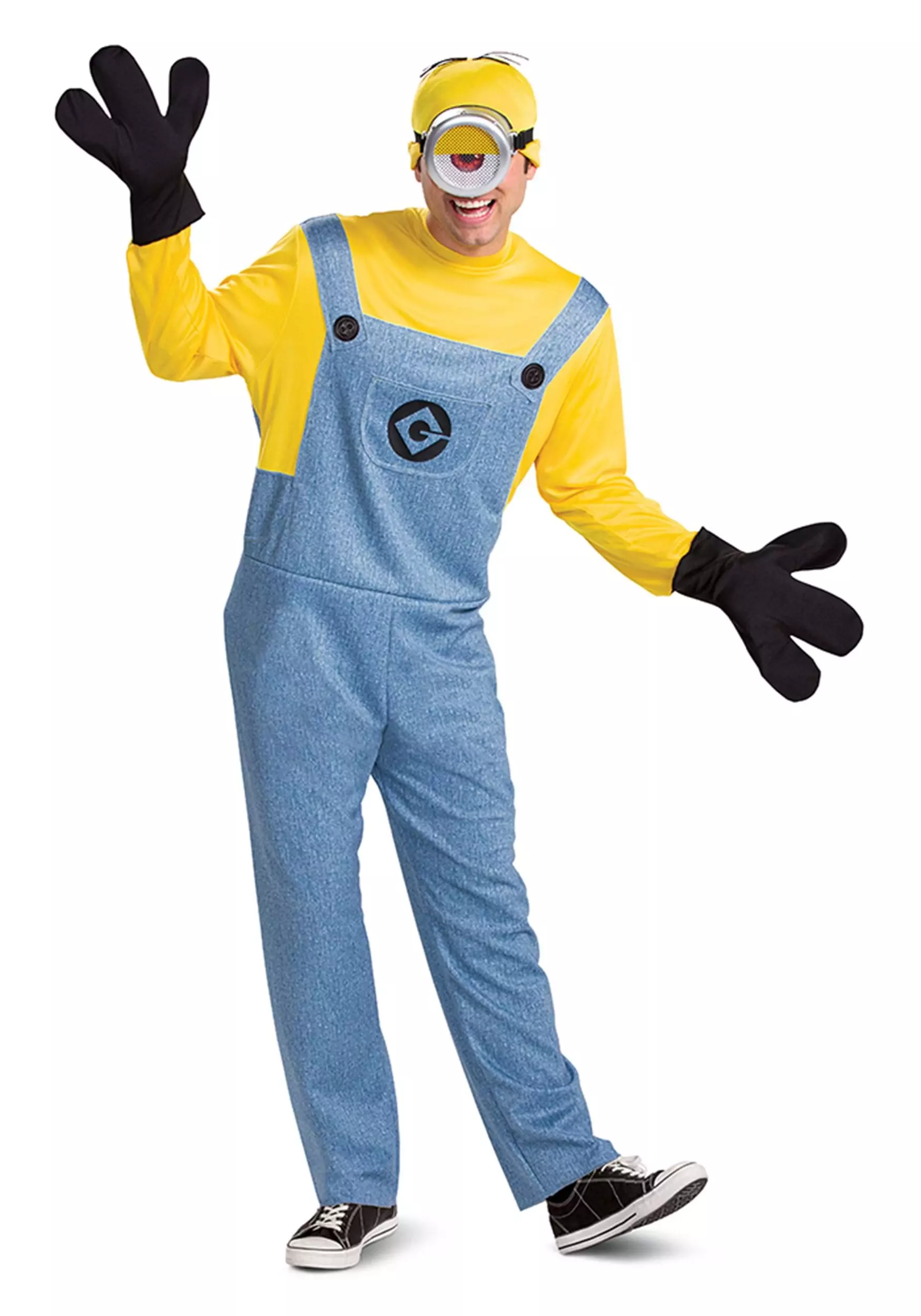 Disguise Adult Deluxe Minion Costume 1 Disguise Adult Deluxe Minion Costume