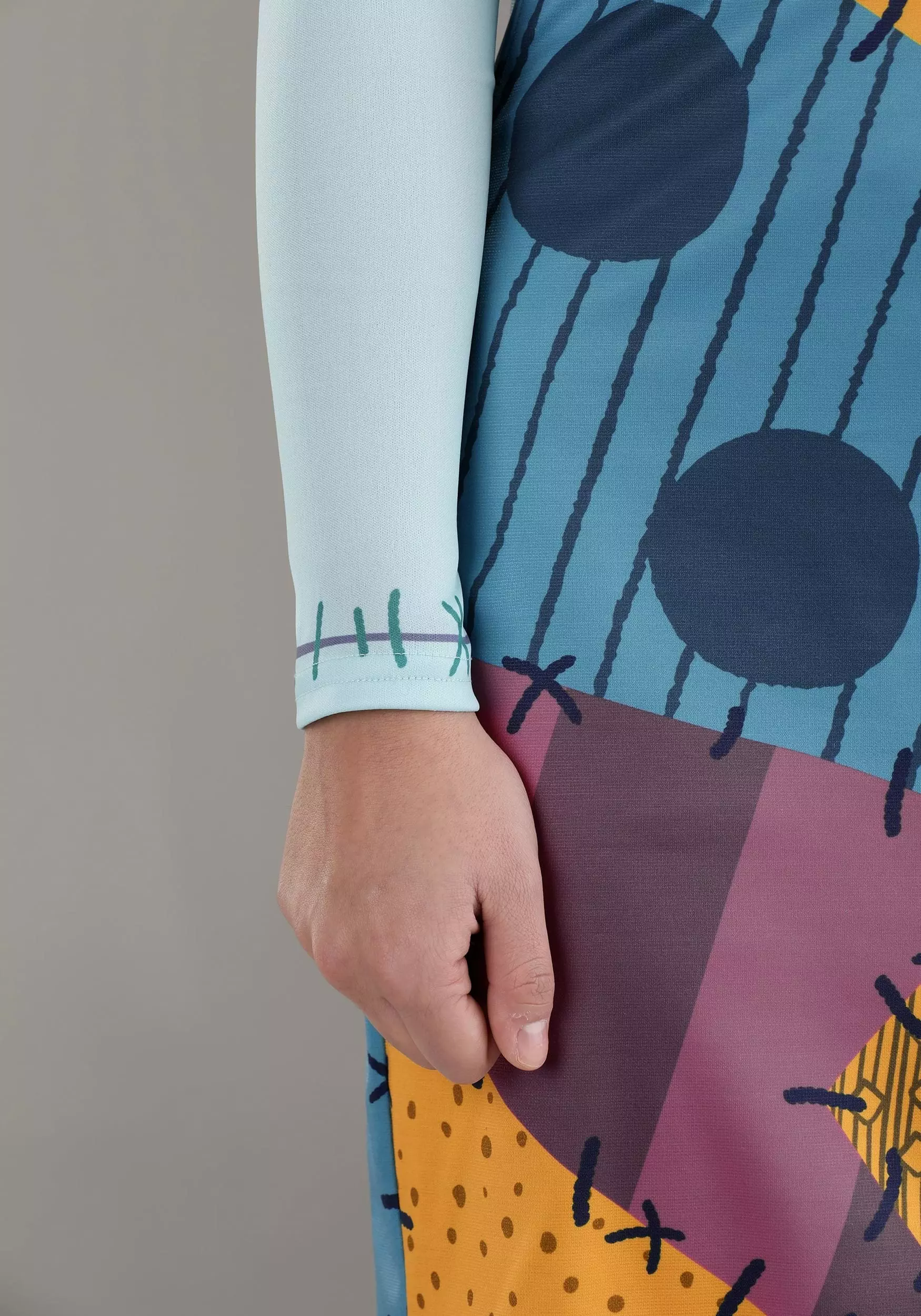 Armada Adult Deluxe Disney Nightmare Before Christmas Sally Costume 9 Armada Adult Deluxe Disney Nightmare Before Christmas Sally Costume - Image 9