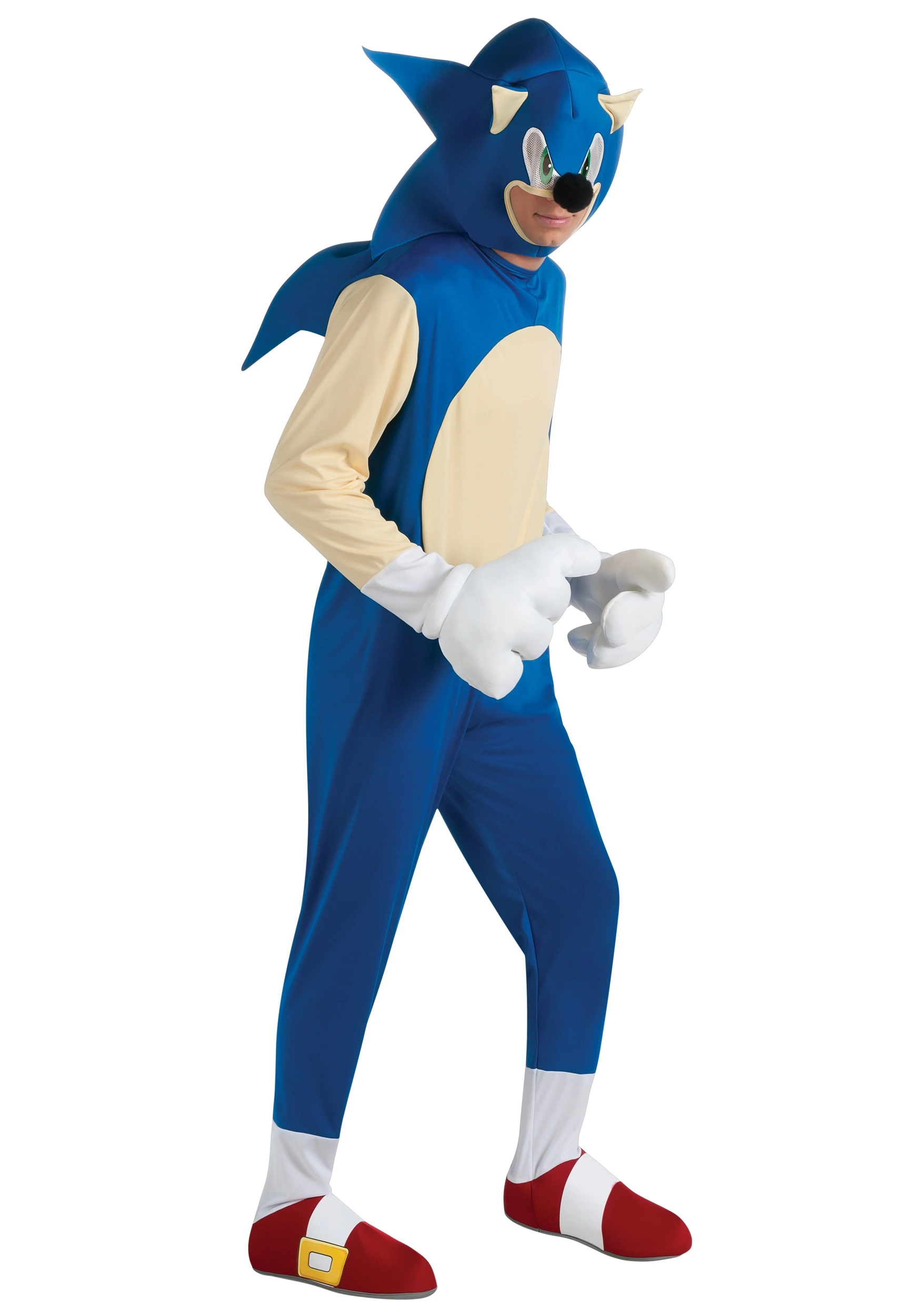 Rubies Costume Co. Inc Adult Deluxe Sonic Costume 1 Rubies Costume Co. Inc Adult Deluxe Sonic Costume