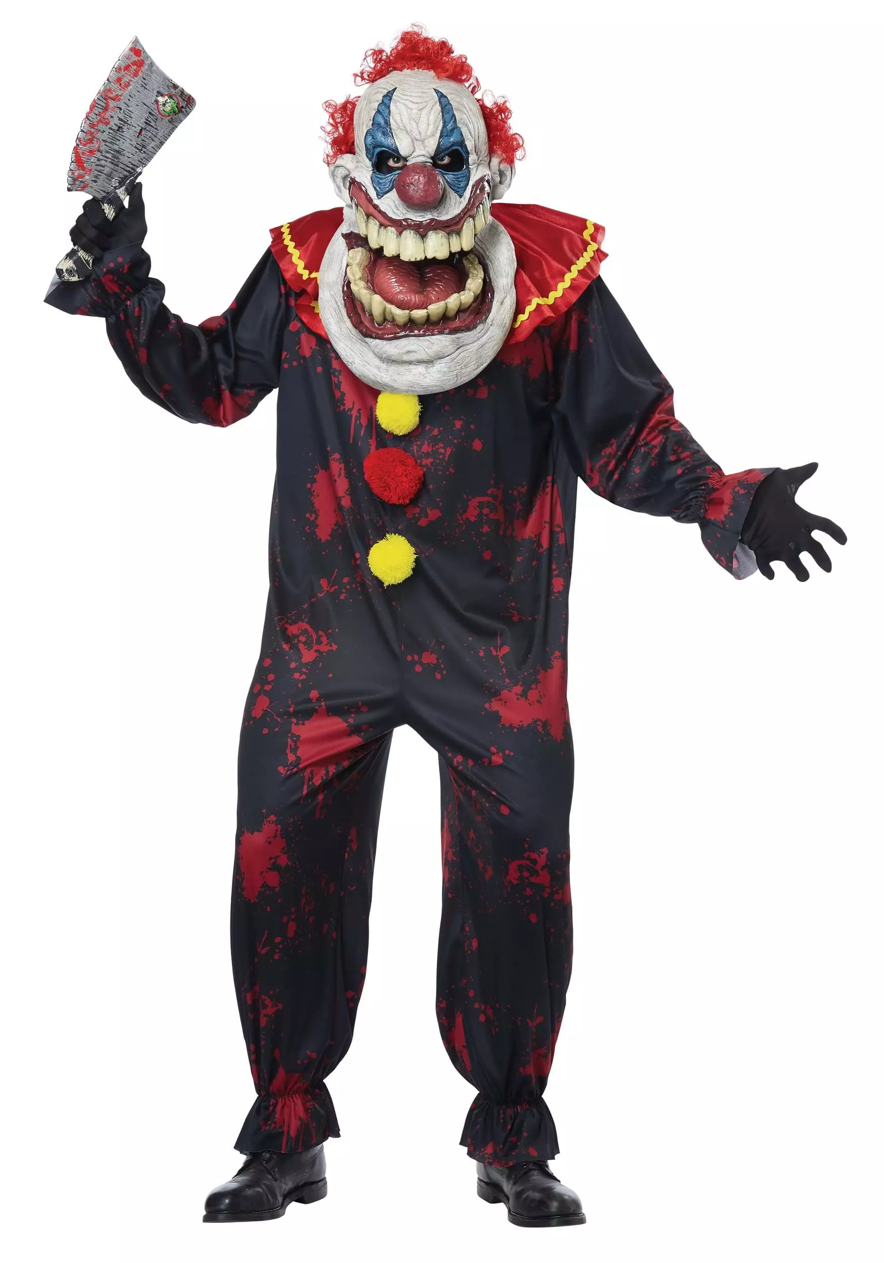 California Costume Collection Die Laughing Clown Costume For Adult 1 California Costume Collection Die Laughing Clown Costume For Adult