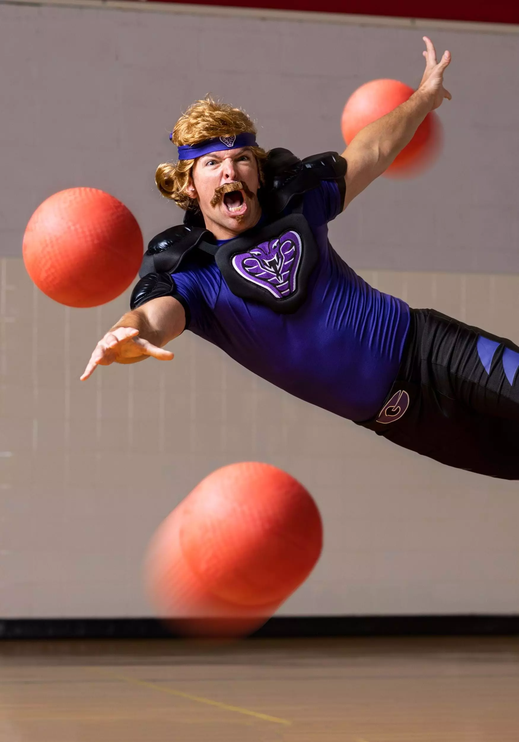 Fun Costumes Dodgeball Purple Cobra Adult Costume 7 Fun Costumes Dodgeball Purple Cobra Adult Costume - Image 7