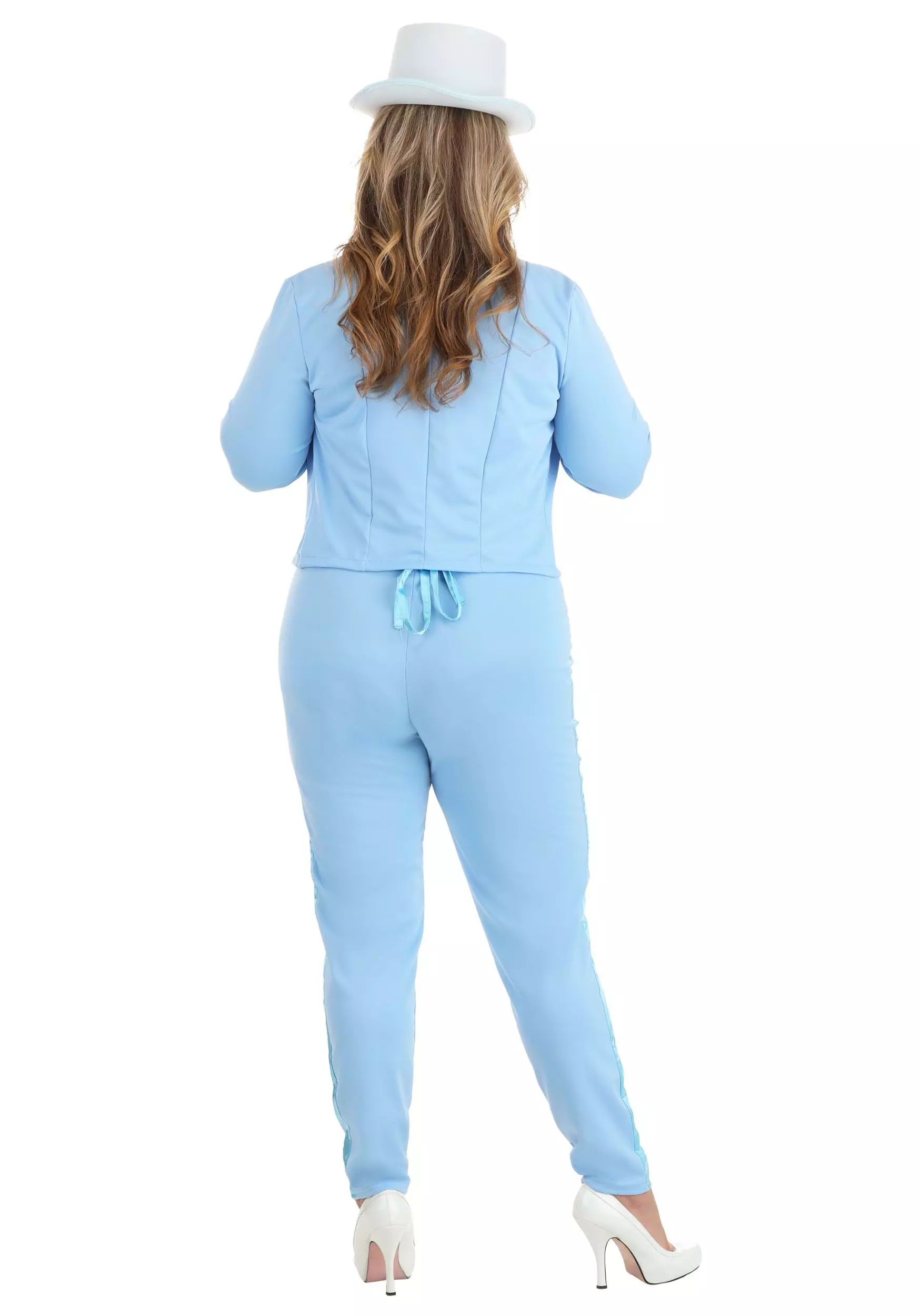 Fun Costumes Adult Female Blue Tuxedo Costume 3 Fun Costumes Adult Female Blue Tuxedo Costume - Image 3