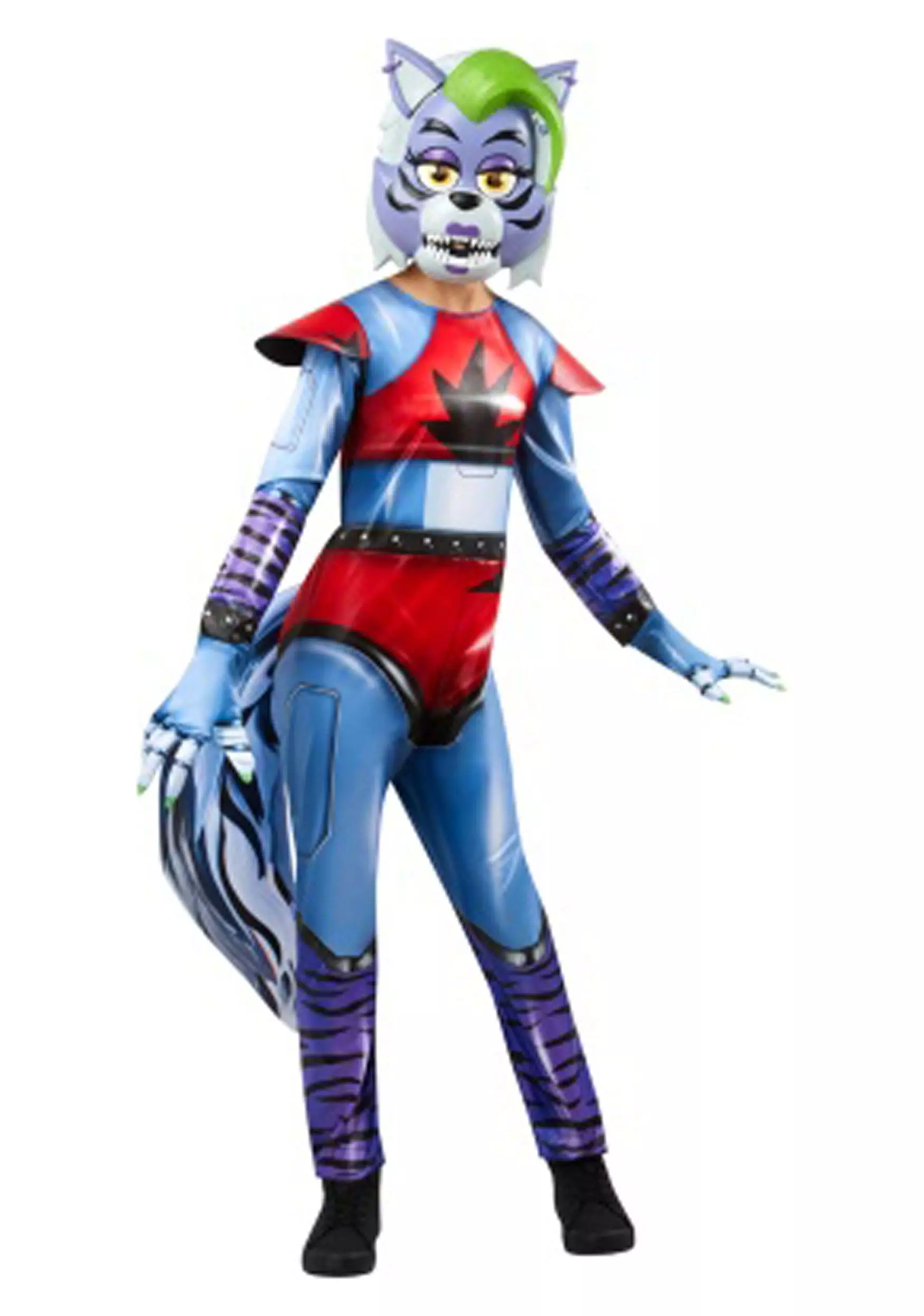 Rubies Costume Co. Inc Five Nights At Freddy's Roxanne Wolf Costume For Kids 1 Rubies Costume Co. Inc Five Nights At Freddy's Roxanne Wolf Costume For Kids