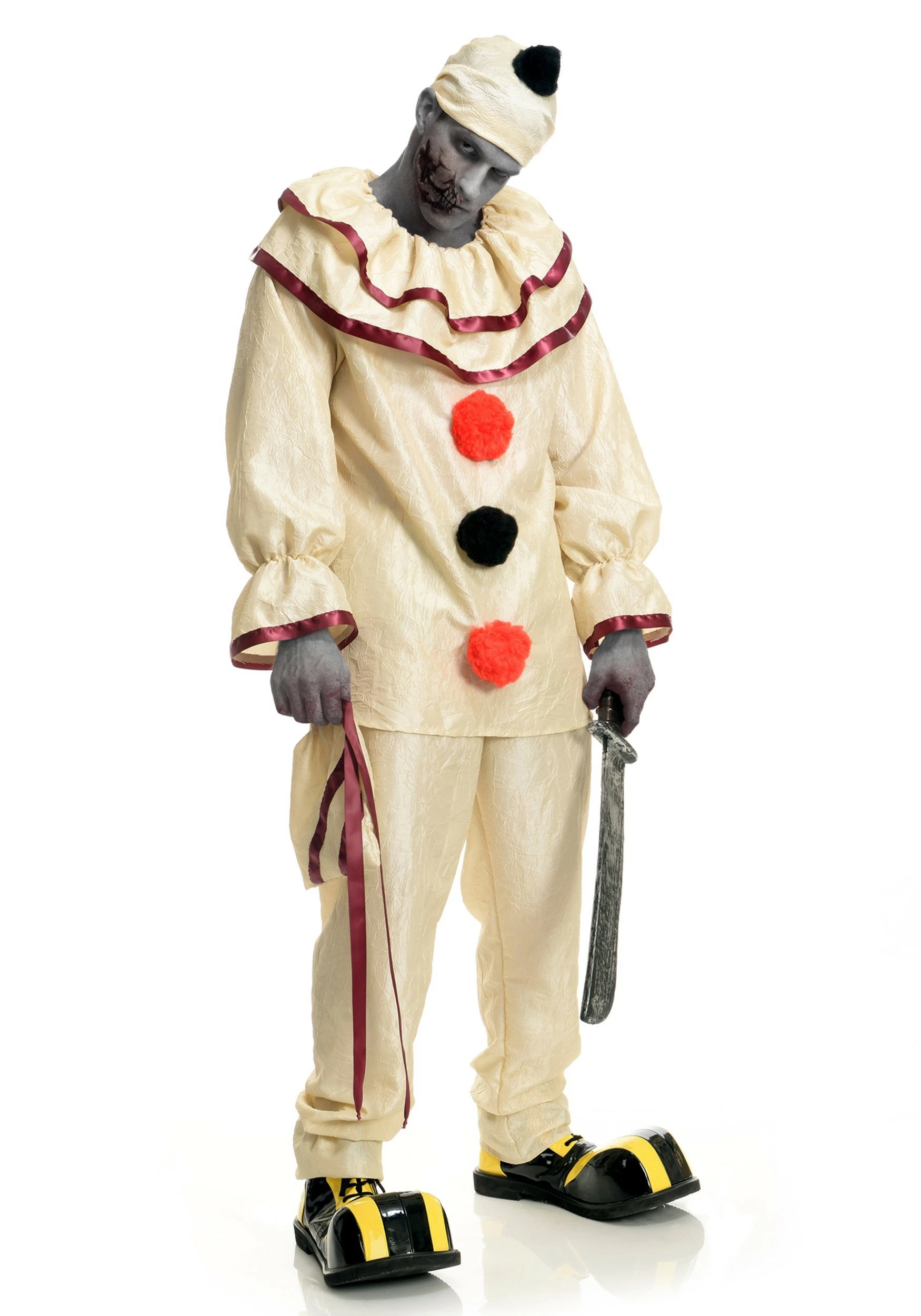 Charades Adult Freaky Clown Costume 2 Charades Adult Freaky Clown Costume - Image 2