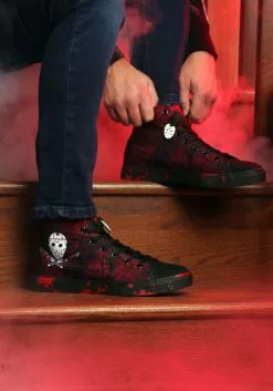 Ground Up Friday The 13th Jason High Top Adult Sneakers
