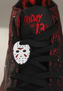 Ground Up Friday The 13th Jason High Top Adult Sneakers -Scary Costumes store adult friday the 13th jason high top sneakers alt 6
