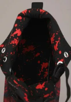 Ground Up Friday The 13th Jason High Top Adult Sneakers -Scary Costumes store adult friday the 13th jason high top sneakers alt 8