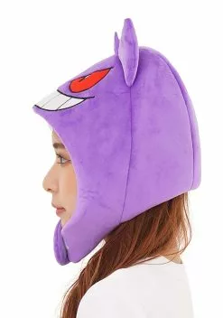 Sazac Gengar Pokémon Headpiece For Adults -Scary Costumes store adult gengar pokemon headpiece alt 2