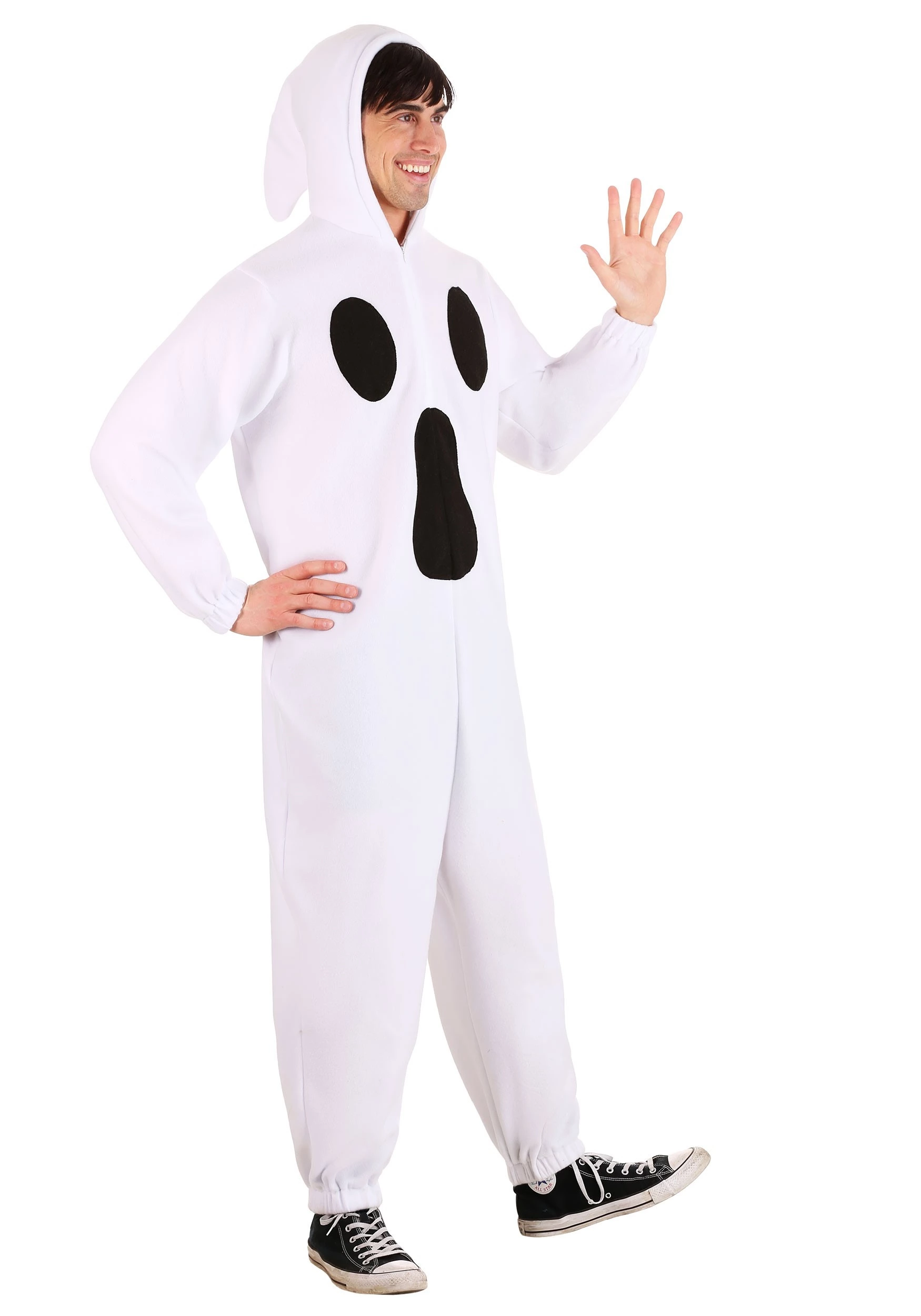 Fun Costumes Adult Ghastly Ghost Costume 3 Fun Costumes Adult Ghastly Ghost Costume - Image 3