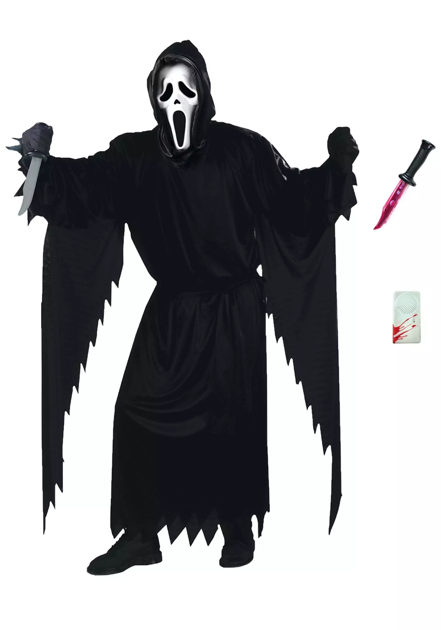 Fun World Ghost Face Costume Set For Adults 1 Fun World Ghost Face Costume Set For Adults
