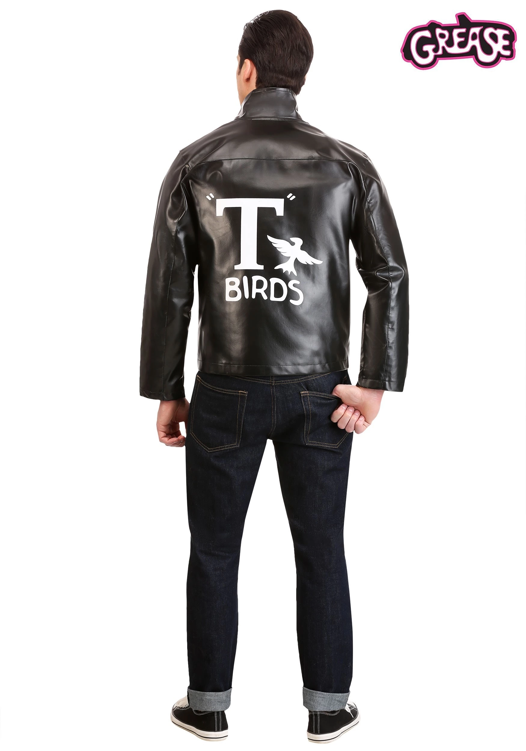 Fun Costumes Men's Grease T-Birds Jacket Costume 2 Fun Costumes Men's Grease T-Birds Jacket Costume - Image 2