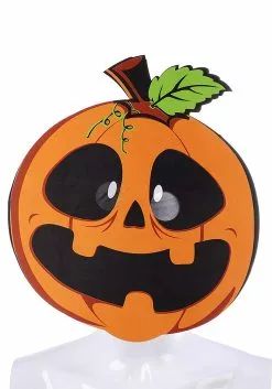 Role Party Grinning Jack-O-Lantern Mask For Adults