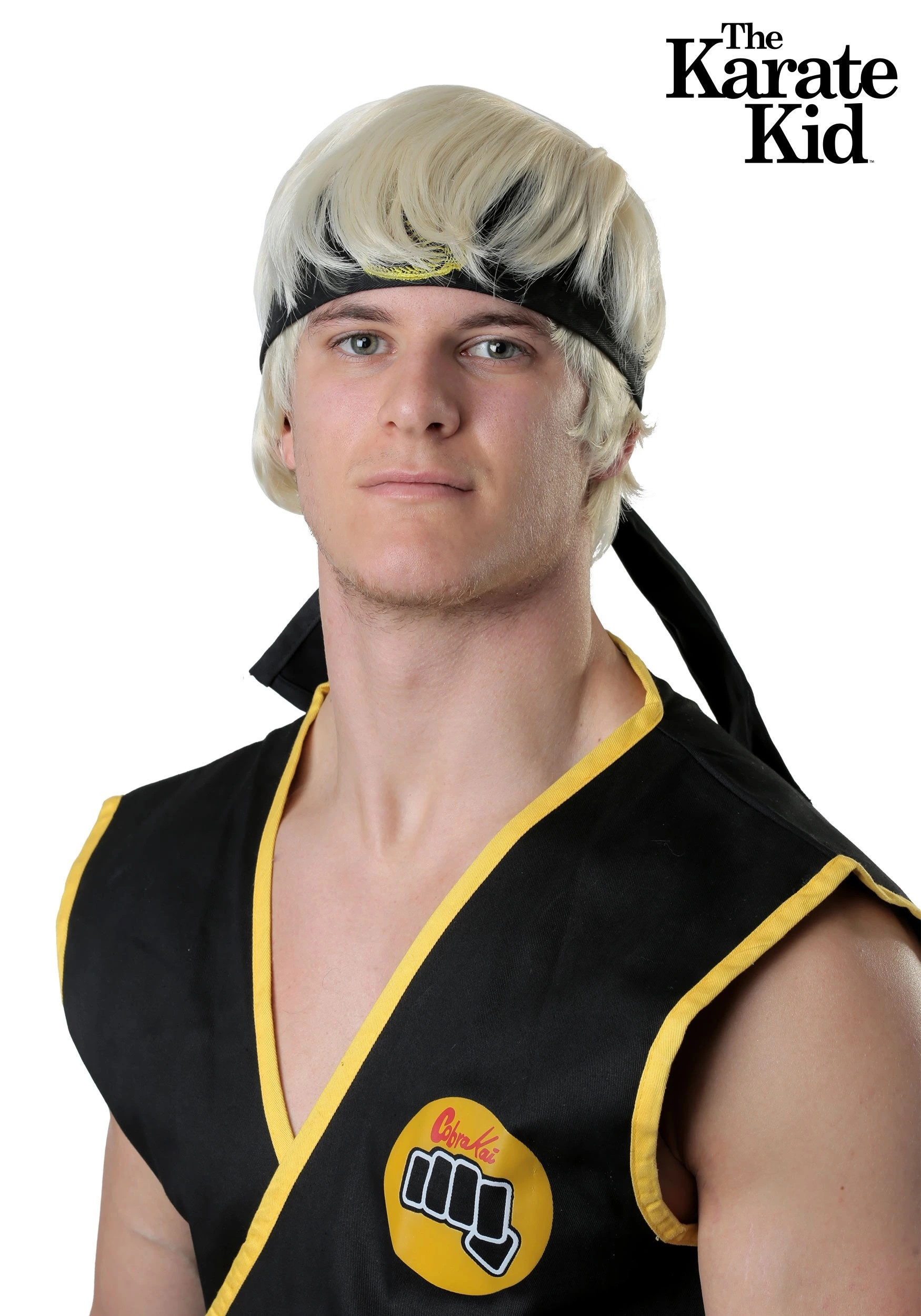 Fun Costumes Karate Kid Johnny Wig For Adults 1 Fun Costumes Karate Kid Johnny Wig For Adults