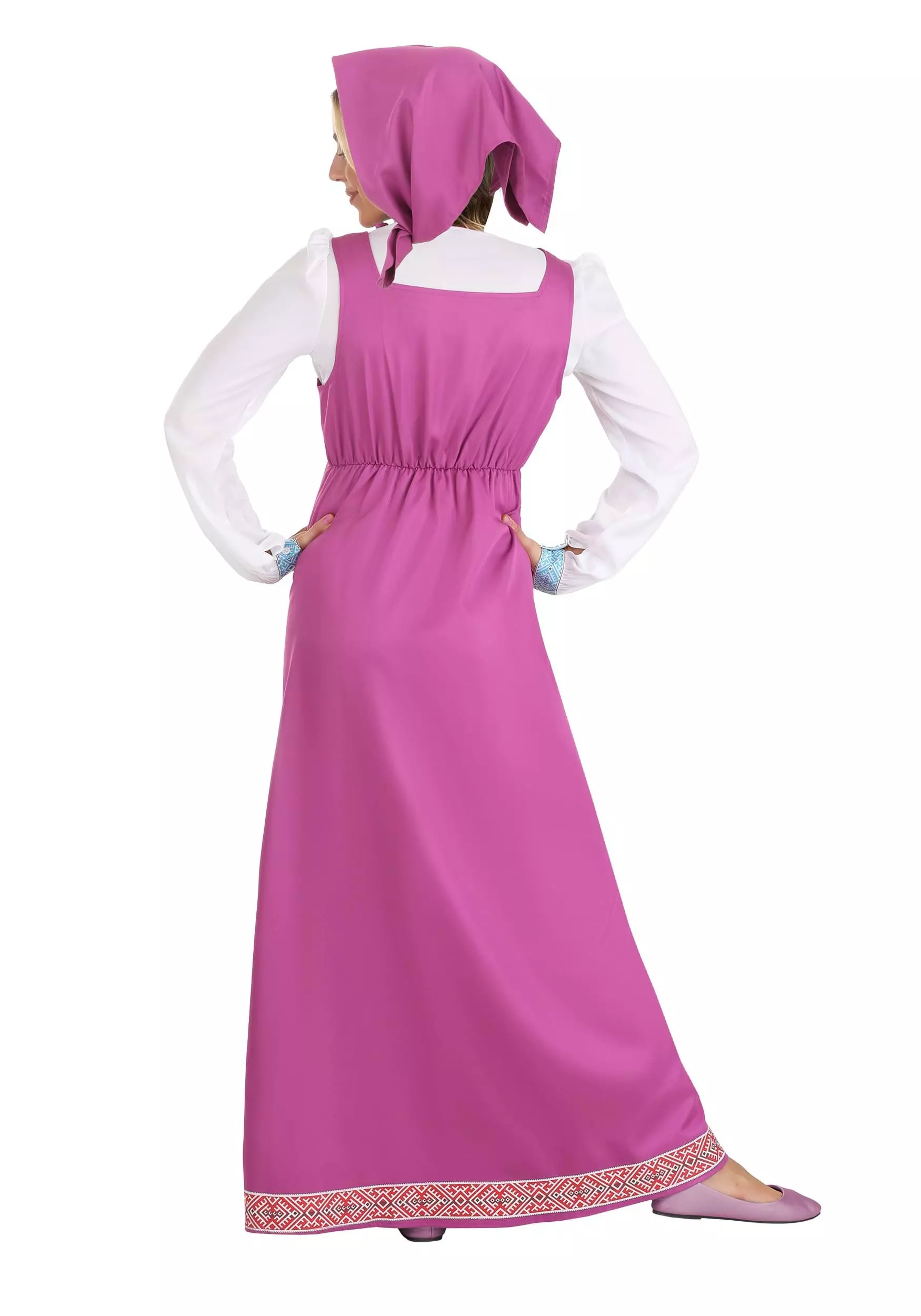Fun Costumes Adult Masha And The Bear Masha Halloween Costume 2 Fun Costumes Adult Masha And The Bear Masha Halloween Costume - Image 2