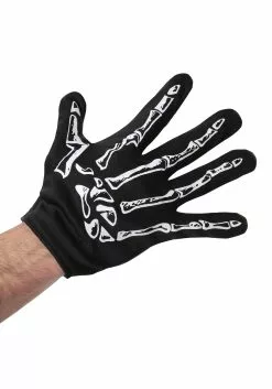 Fun Costumes Adult Mens Skeleton Gloves