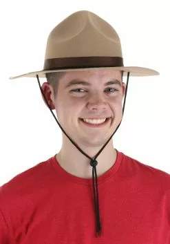 Elope Mountie Costume Hat For Adults 6 Elope Mountie Costume Hat For Adults -Scary Costumes store adult mountie hat alt 2