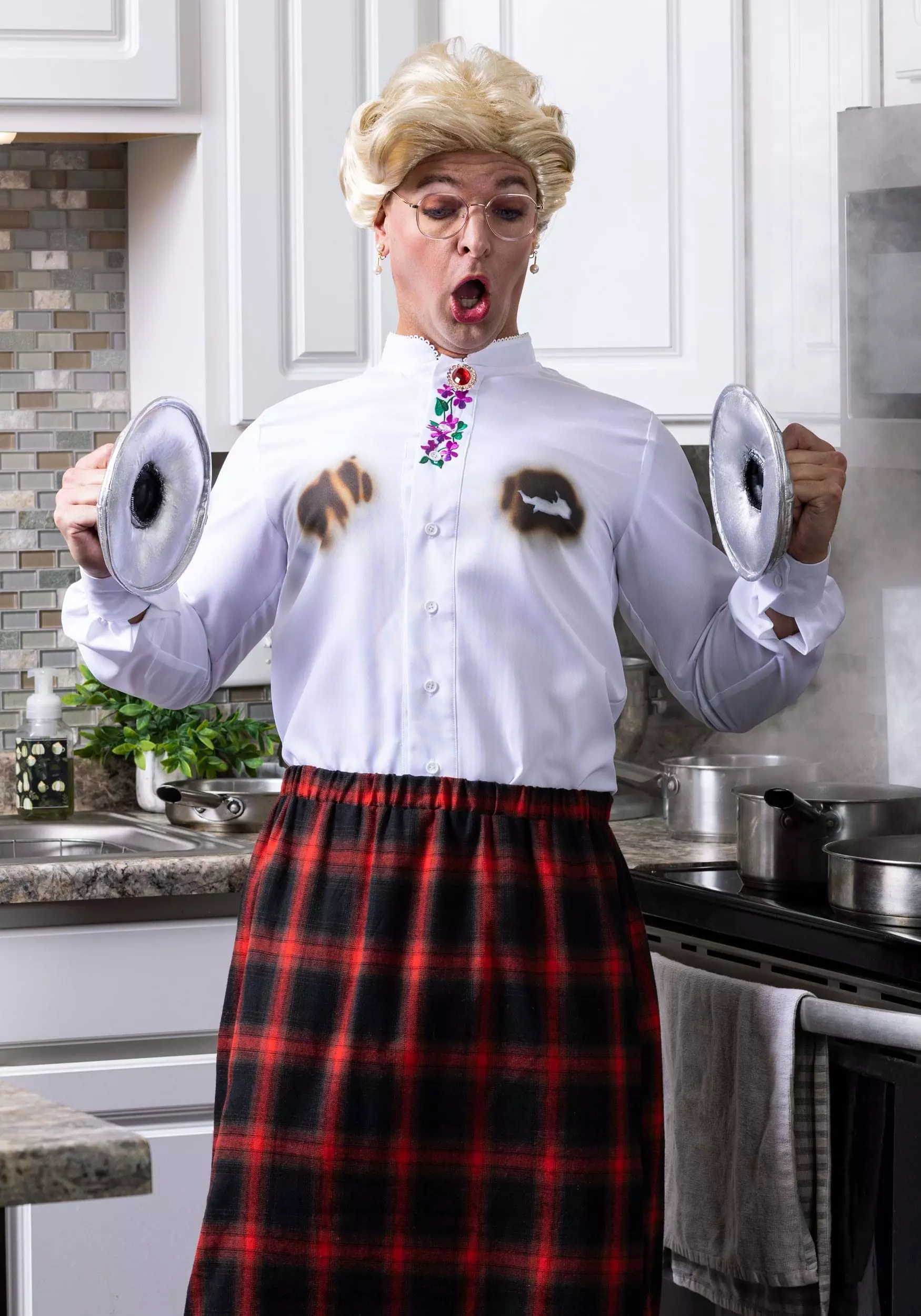 Fun Costumes Mrs. Doubtfire Costume For Adults 2 Fun Costumes Mrs. Doubtfire Costume For Adults - Image 2