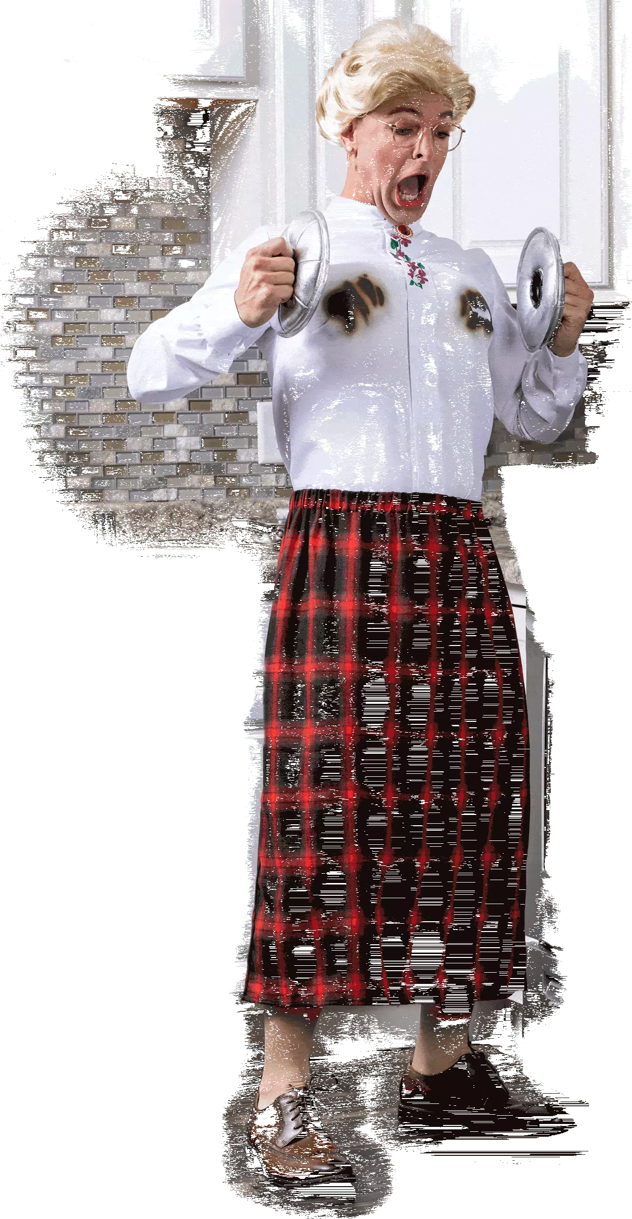 Fun Costumes Mrs. Doubtfire Costume For Adults 4 Fun Costumes Mrs. Doubtfire Costume For Adults - Image 4