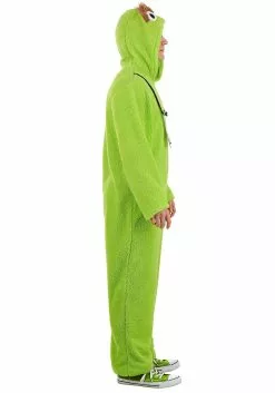Savvy Garments Adult Oscar The Grouch Costume Jumpsuit 9 Savvy Garments Adult Oscar The Grouch Costume Jumpsuit -Scary Costumes store adult oscar the grouch costume alt 3