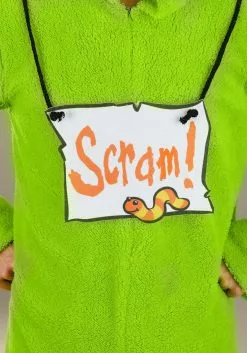 Savvy Garments Adult Oscar The Grouch Costume Jumpsuit 11 Savvy Garments Adult Oscar The Grouch Costume Jumpsuit -Scary Costumes store adult oscar the grouch costume alt 5