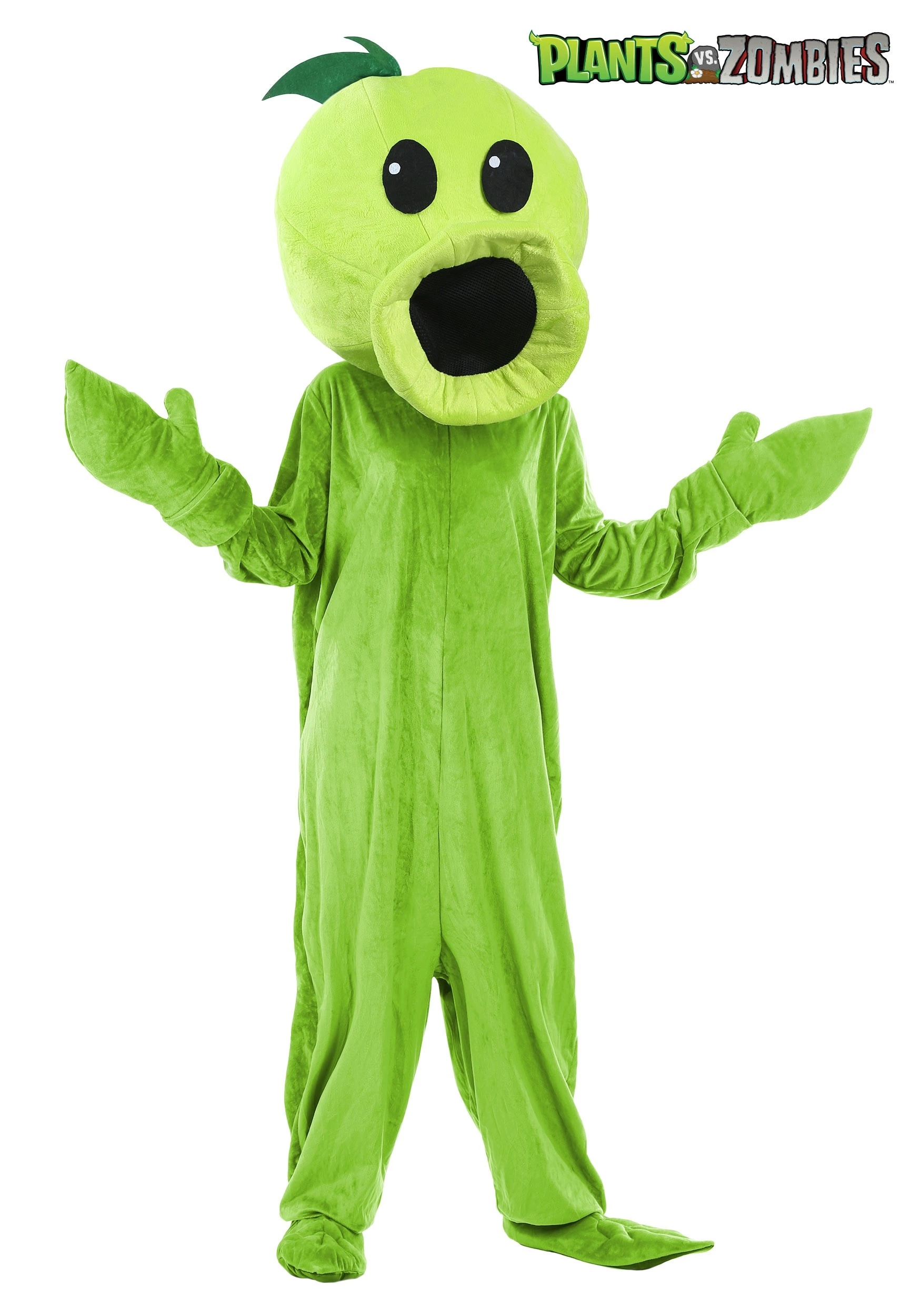 Fun Costumes Plants Vs Zombies Adult Peashooter Costume 1 Fun Costumes Plants Vs Zombies Adult Peashooter Costume