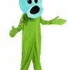 Fun Costumes Adult Plants Vs Zombies Snow Pea Costume Jumpsuit