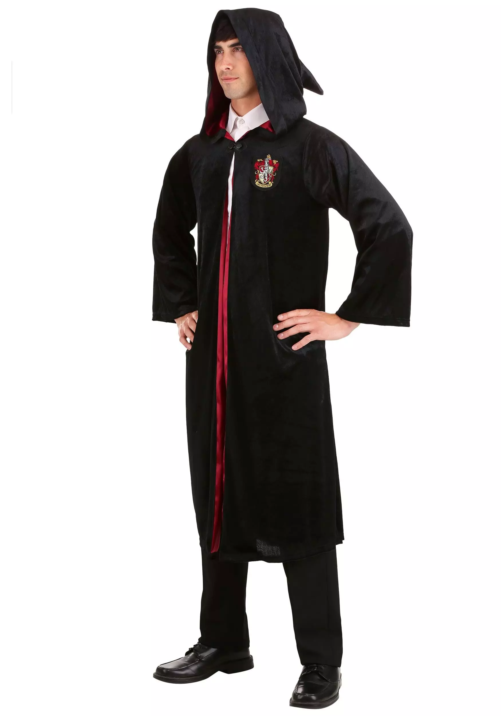 Jerry Leigh Plus Size Harry Potter Hermoine Deluxe Gryffindor Robe For Adults 4 Jerry Leigh Plus Size Harry Potter Hermoine Deluxe Gryffindor Robe For Adults - Image 4
