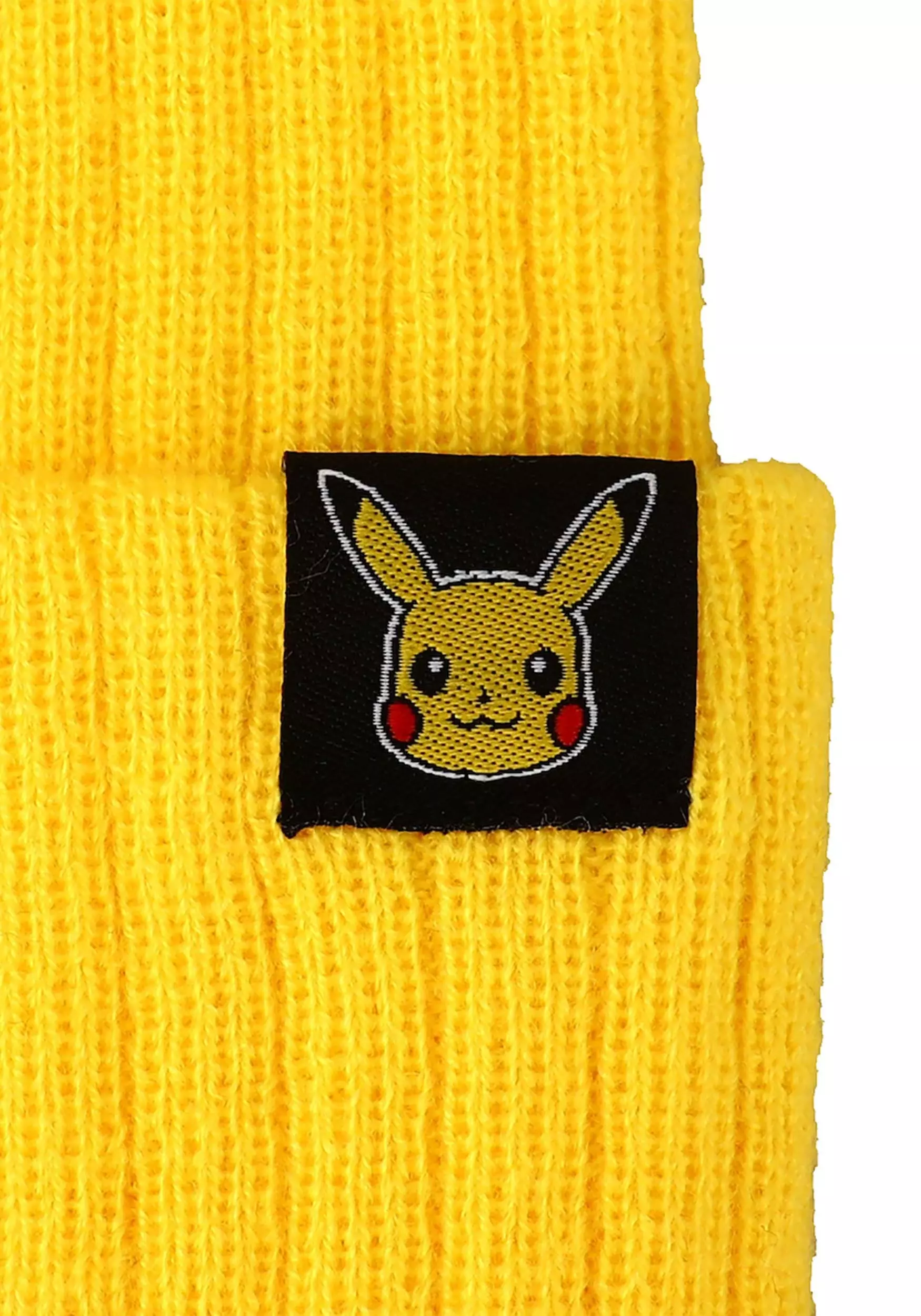Bioworld Merchandising / Independent Sales Adult Pokémon Pikachu 3D Cosplay Cuff Beanie 3 Bioworld Merchandising / Independent Sales Adult Pokémon Pikachu 3D Cosplay Cuff Beanie - Image 3
