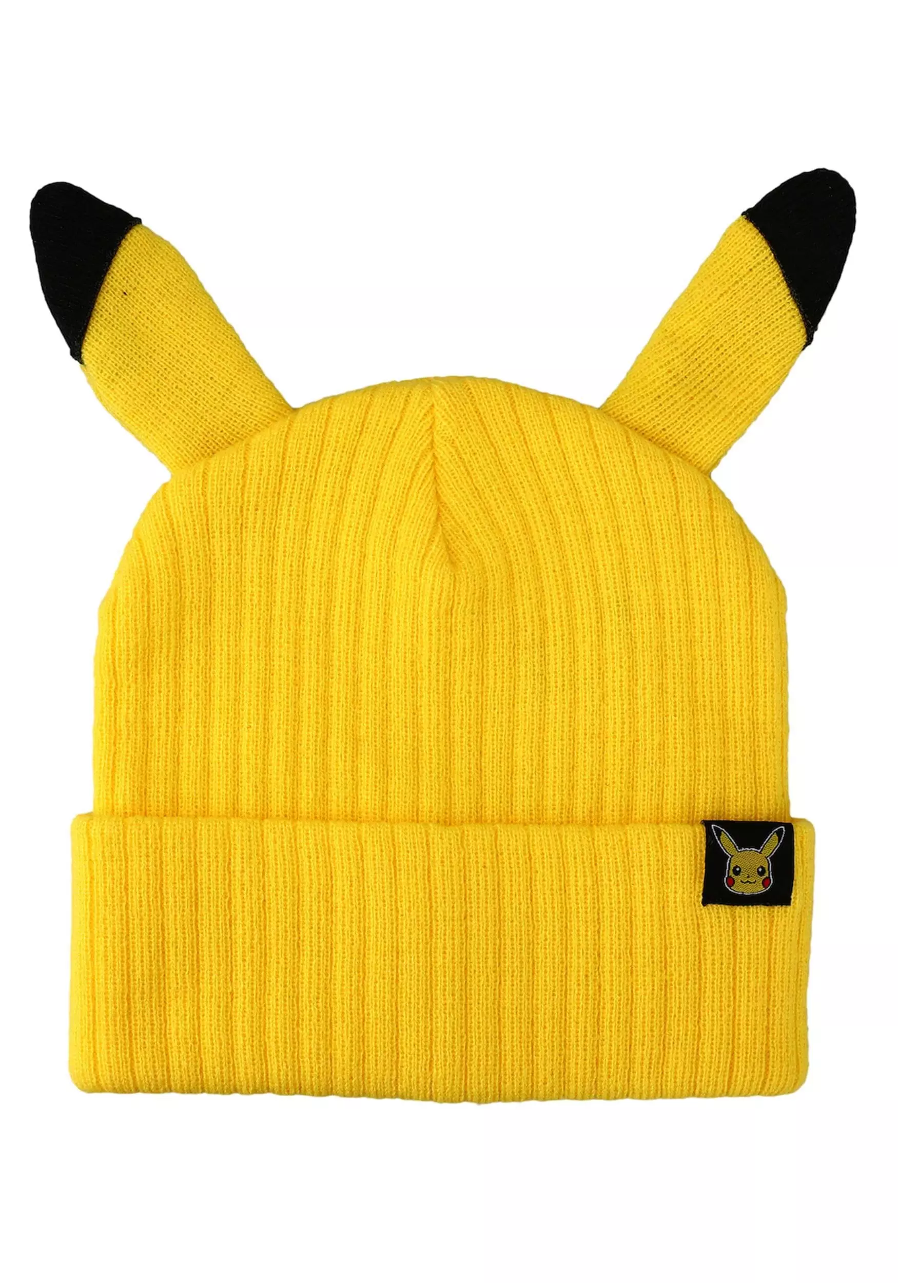 Bioworld Merchandising / Independent Sales Adult Pokémon Pikachu 3D Cosplay Cuff Beanie 1 Bioworld Merchandising / Independent Sales Adult Pokémon Pikachu 3D Cosplay Cuff Beanie