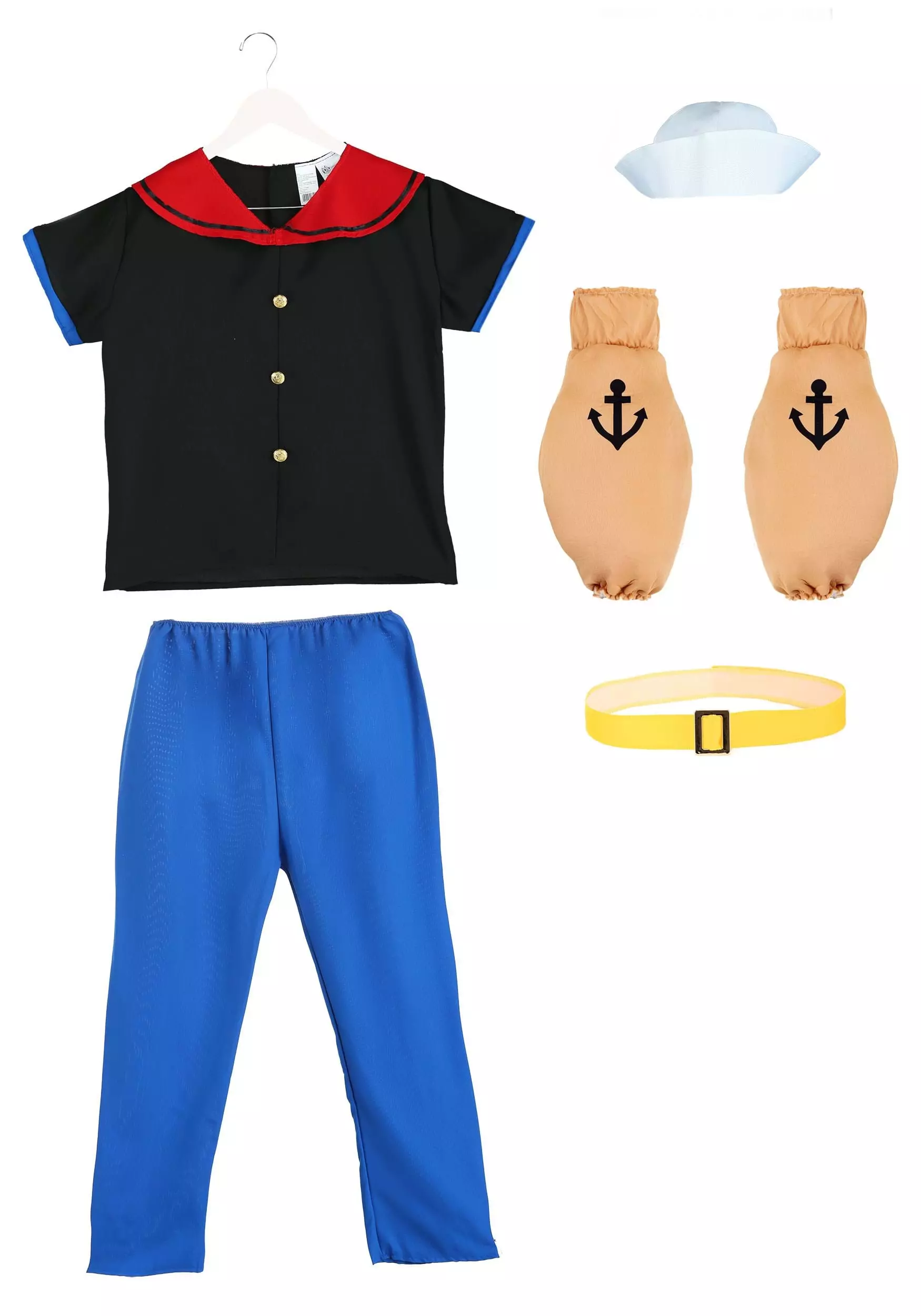 Fun World Adult Popeye Costume 6 Fun World Adult Popeye Costume - Image 6
