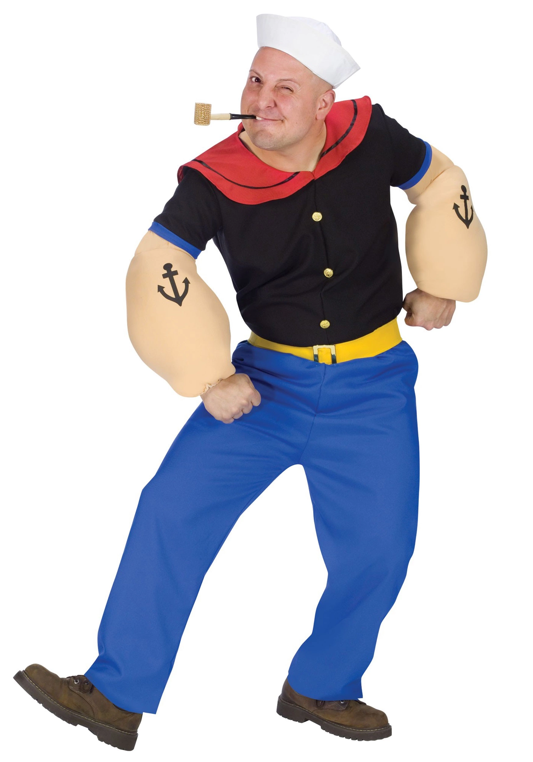 Fun World Adult Popeye Costume 1 Fun World Adult Popeye Costume