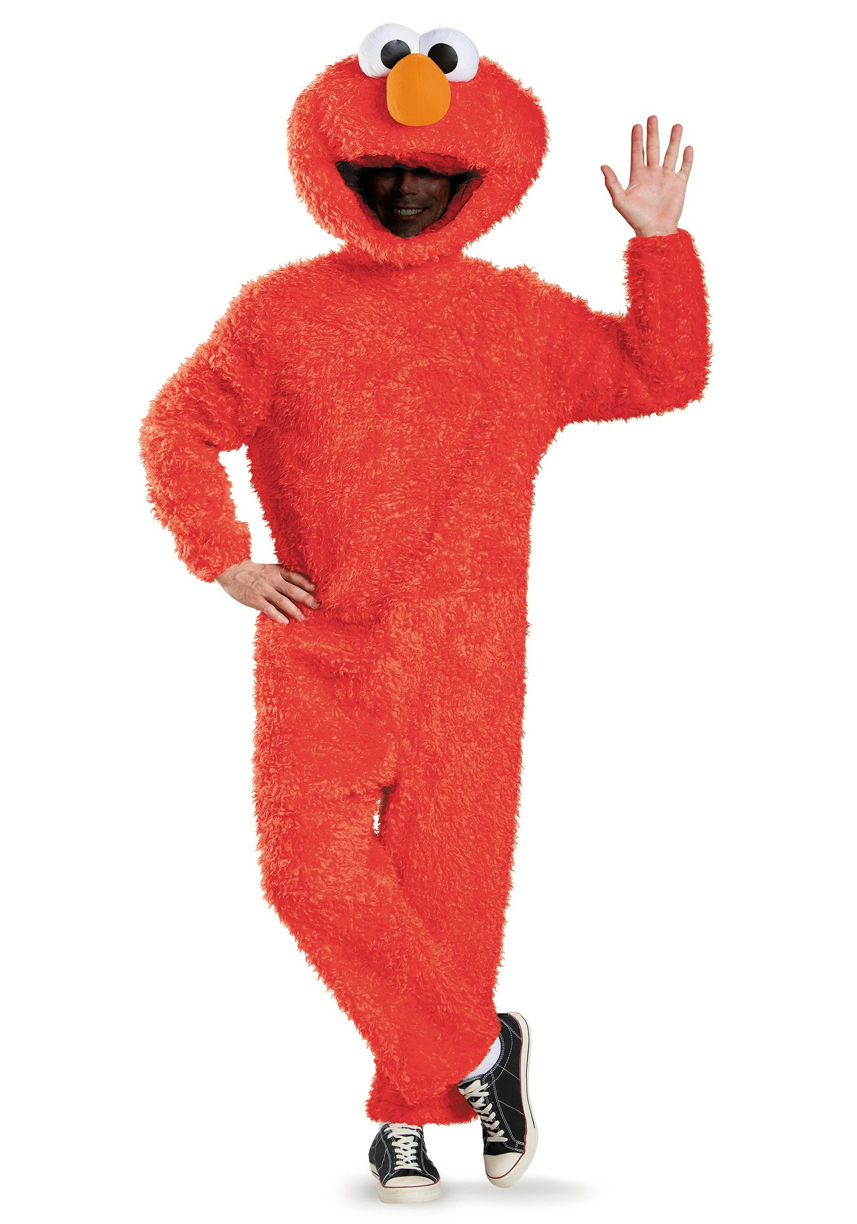 Disguise Prestige Elmo Costume For Adults 1 Disguise Prestige Elmo Costume For Adults