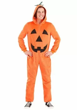 Fun Costumes Adult Pumpkin Jumpsuit Costume