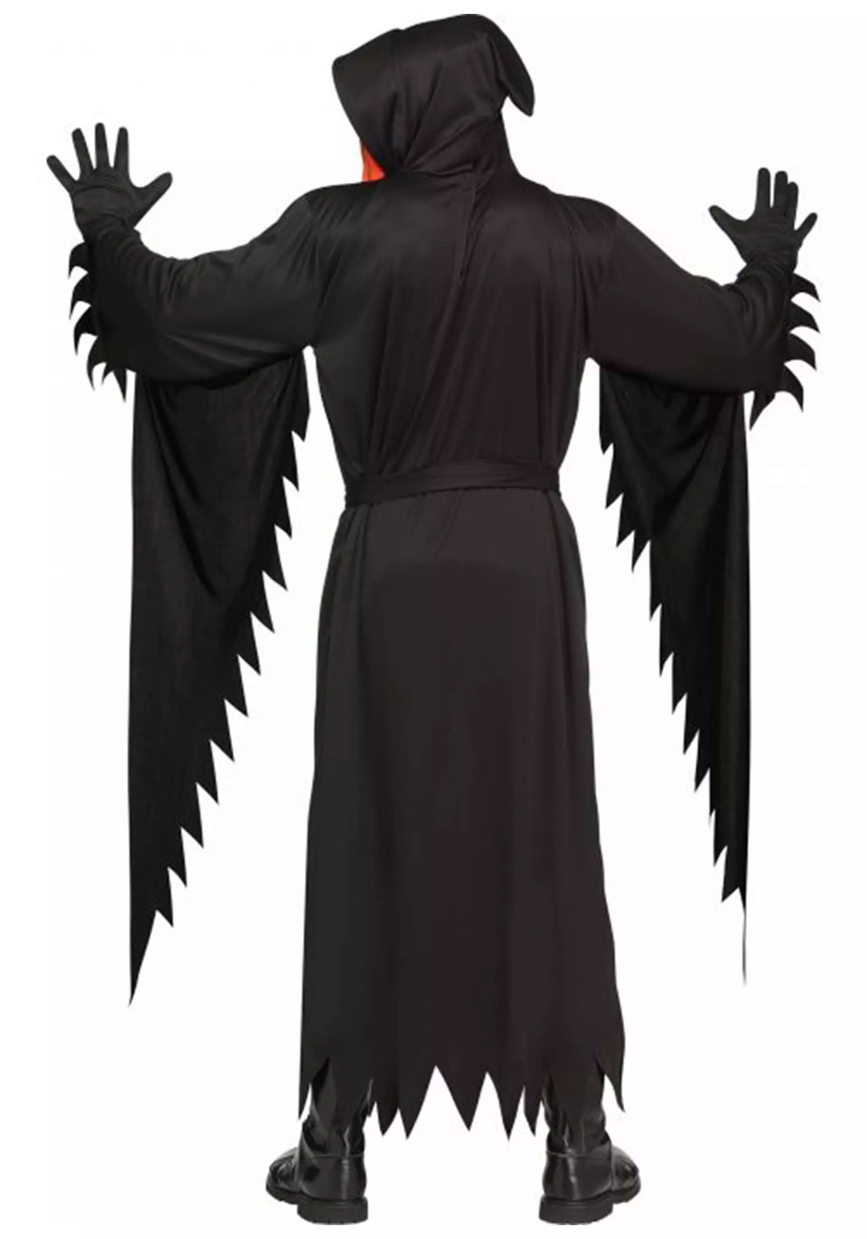 Fun World Pumpkin Ghost Face Costume For Adults 2 Fun World Pumpkin Ghost Face Costume For Adults - Image 2