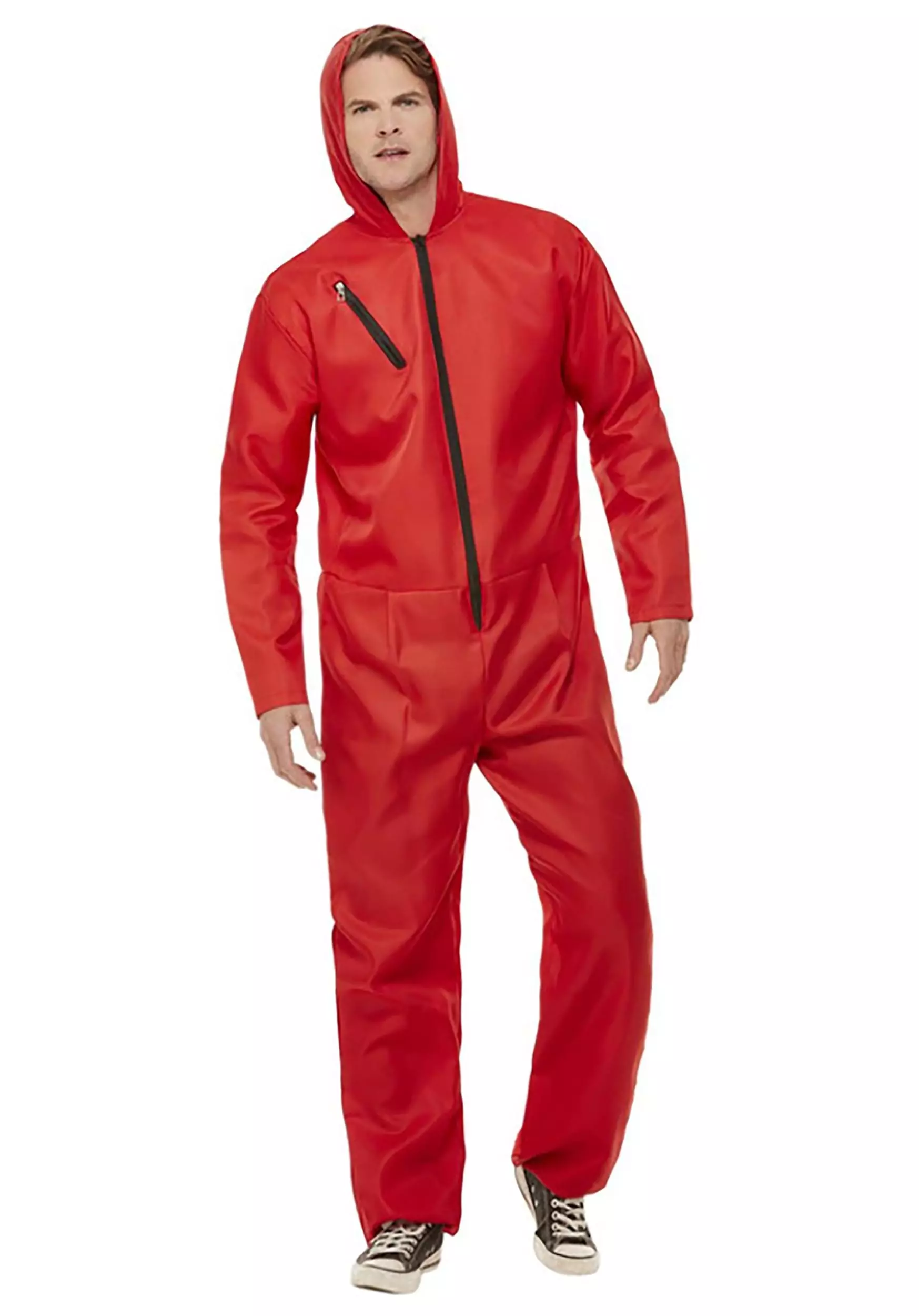 Smiffys Red Jumpsuit For Adults 1 Smiffys Red Jumpsuit For Adults