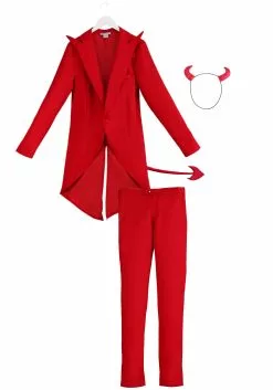 Fun Costumes Adult Red Suit Devil Costume 13 Fun Costumes Adult Red Suit Devil Costume -Scary Costumes store adult red suit devil costume alt 6